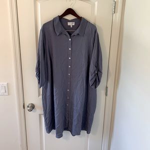 Button down dress with pockets